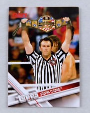 John Cone WWE Wrestling Trading Card Topps Smackdown Raw Referee #20