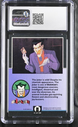1993 Topps Batman the Animated Series CGC graded cards You Pick - Picture 16 of 43