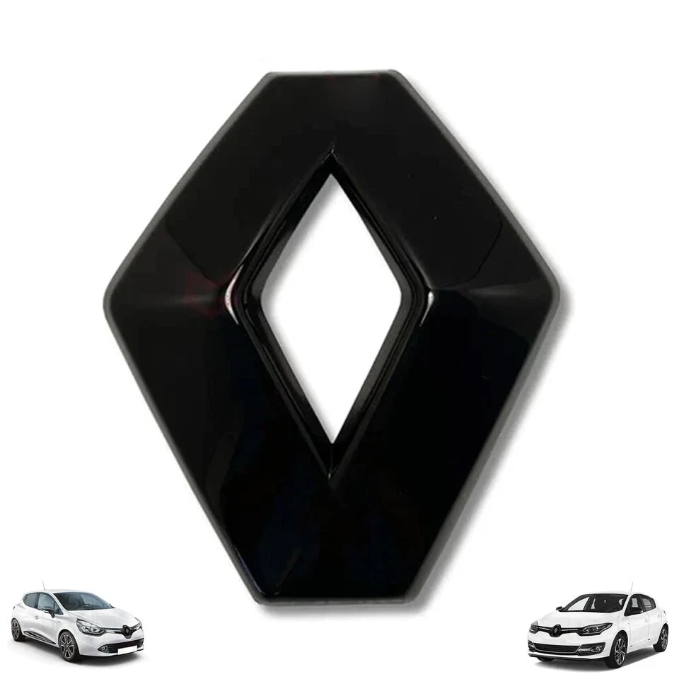 Für Renault Emblem Logo Kühlergrill Schwarz Clio IV Megane 3  