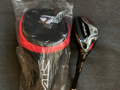 TaylorMade STEALTH PLUS+ 22° #4 Hybrid HZRDUS RDX SMOKE Regular Flex LH w/HC M48