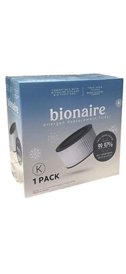 bionaire GENUINE AIR PURIFIER REPLACEMENT FILTER ''K'' BAPF160 for BAP9360 BAP9260