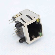 20pcs RJ45 Modular Network PCB Jack 56 8P with LED Lamp 