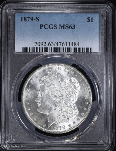 1879-S $1 Morgan Silver Dollar PCGS MS 63 | Uncirculated UNC