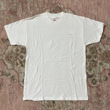 Bundle of 5 NEW Hanes Tagless T-Shirt White Youth L 14-16