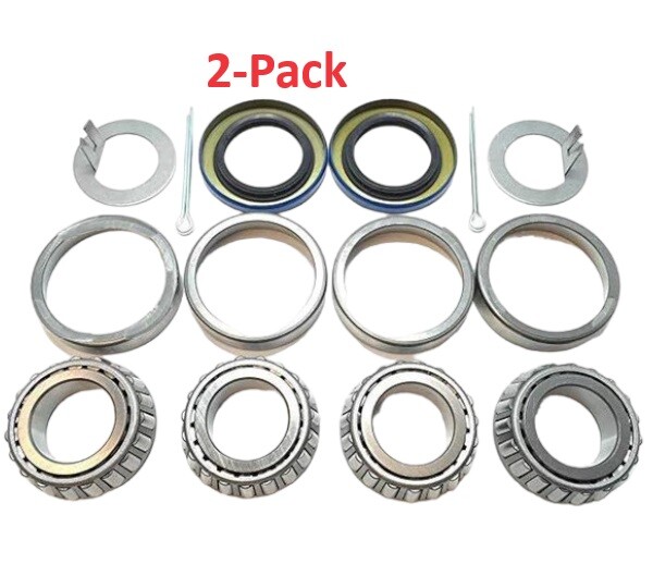 Trailer Hub Wheel Bearing L44649 Seal 1.50'' Fit2000 lbs EZ Lube Axles