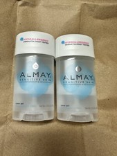 Almay Sensitive Skin Clear Gel Anti Perspirant/Deodorant Fragrance Free Set Of 2