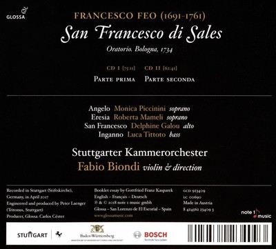 MONICA PICCININI/ROBERTA MAMELI/STUTTGARTER KAMMERORCHESTER/FABIO BIONDI FRANCES
