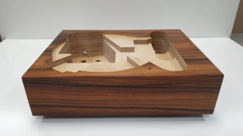 Baltic birch plywood plinth for Lenco L70/L75 veneered in Palisander - Imagen 5 de 7