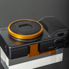 Finger Rest Thumb Grip Hot Shoe Cover Handle Lens Ring For Ricoh GR3 GRIIIX GR3X