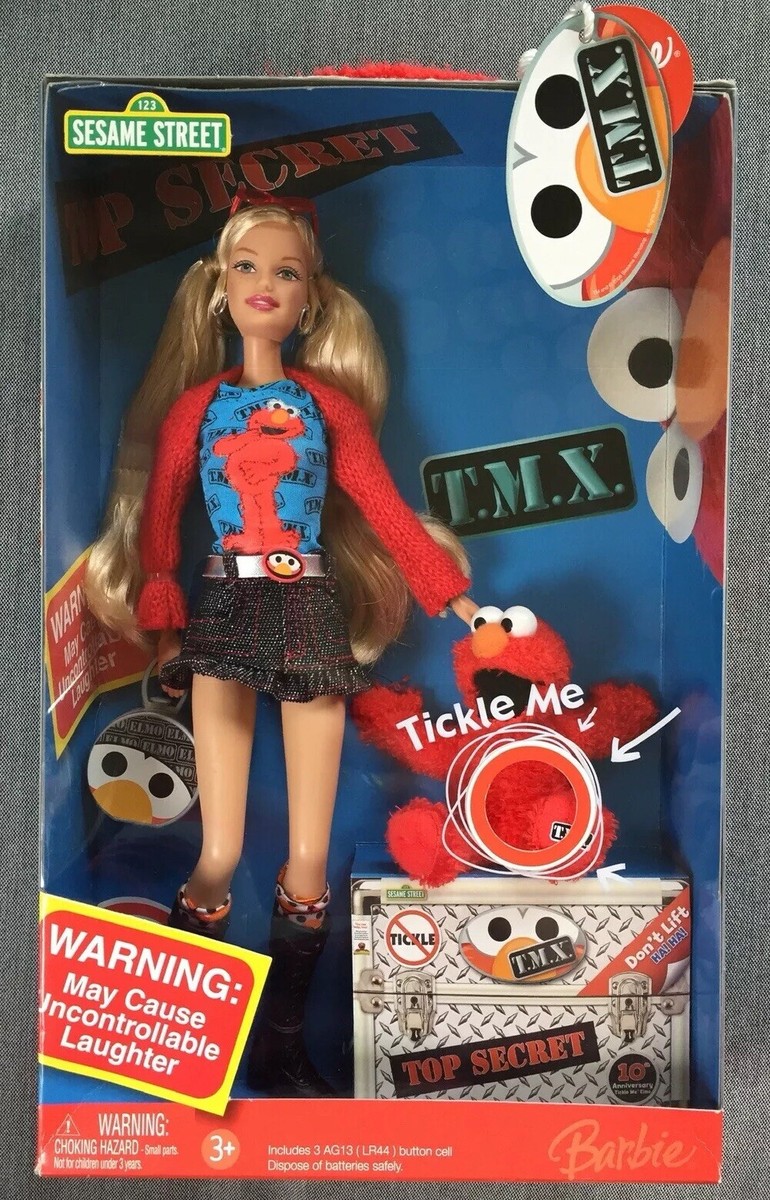 Barbie And Tickle Me Elmo Doll, New, 2006