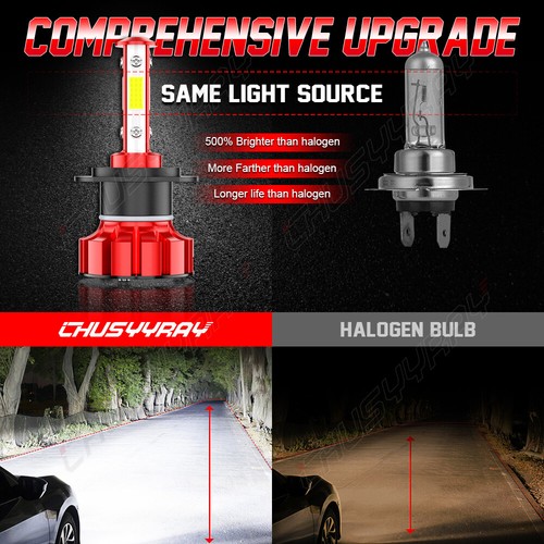 For Benz GL450 2007-2012 6pcs LED Headlight Hi/Lo Beam Fog Light Bulbs Kit - Picture 5 of 22