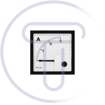 Amperometro Analogico Da Pannello RS PRO, Max 40A, C.a., Foro L 92mm X H 92mm, ±1,5% | RS - Foto 4