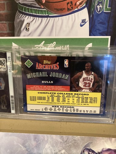1992 Topps Archives Michael Jordan #52 PSA 7 - Bild 2 von 3