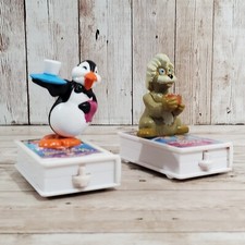 1998 LOT OF 2 VINTAGE MCDONALDS HAPPY MEAL DISNEY VHS Train Car