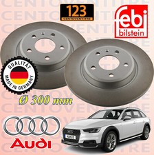 COPPIA DISCHI FRENO POSTERIORI AUDI A4 (8W2) A4 ALLROAD A4 AVANT DAL 2015