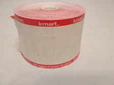 KMART Retail Store Cash Register RECEIPT PAPER UNUSED ROLL