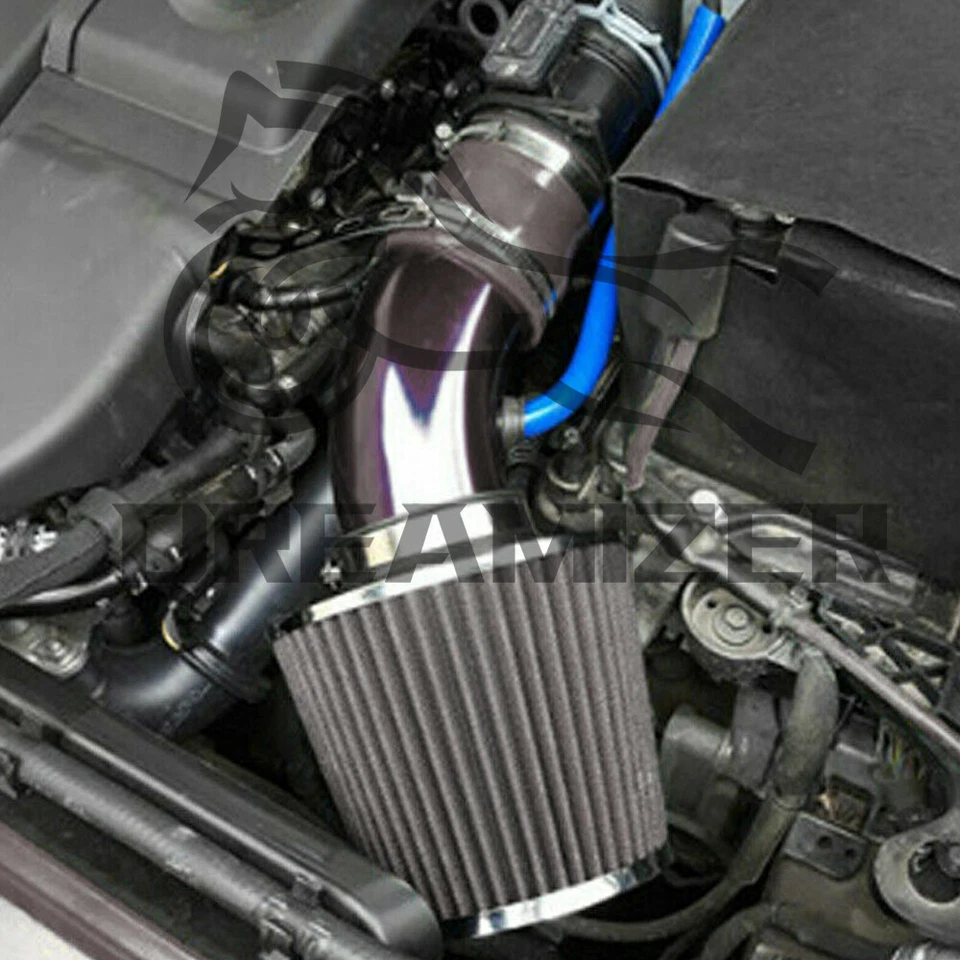 For Acura TL V6 3.5L 3" Air Intake Filter Induction Pipe Power Flow Hose System - Image 2 of 4