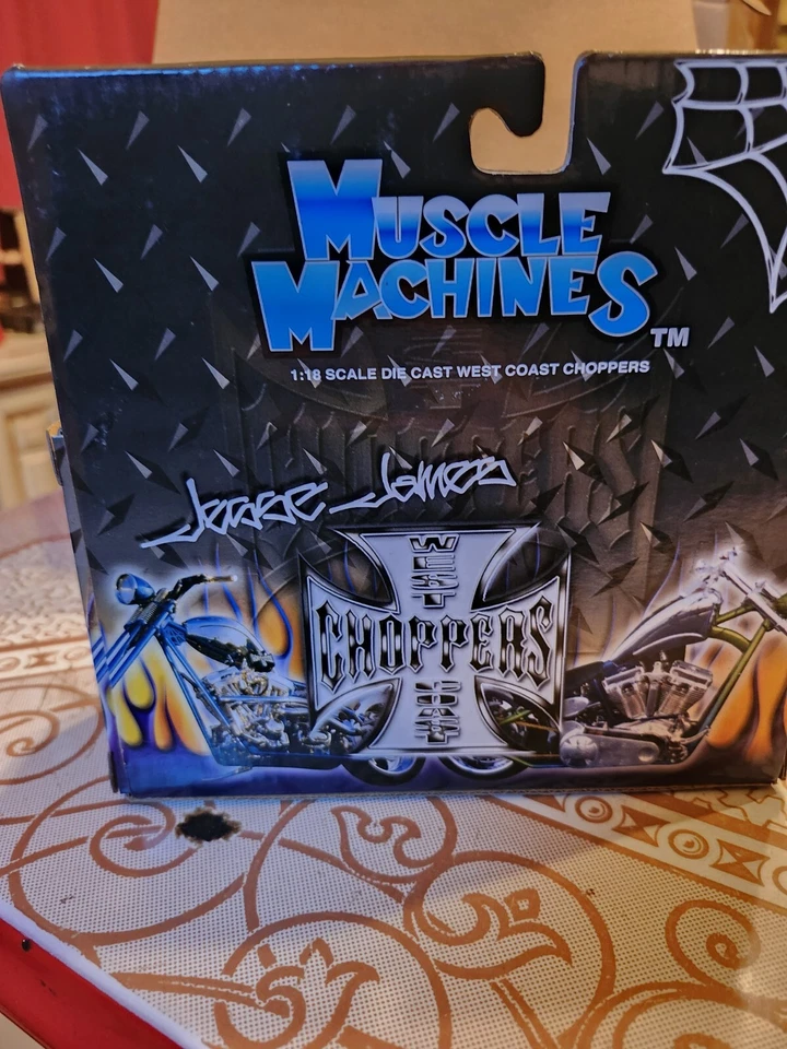 BICICLETA WEST COAST CHOPPERS JESSE JAMES CHERRY CFL 1/18 1:18 difícil de encontrar rara Foto 3 de 4