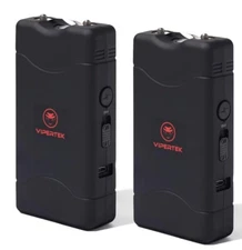 VIPERTEK Stun Gun Rechargeable 400 BV with LED LIGHT  +  Holster Case