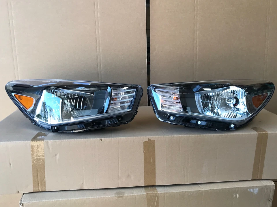 Headlight Replacement for 2018 2019 2020 Kia Rio Halogen Driver Passenger 2pcs - Bild 2 von 4