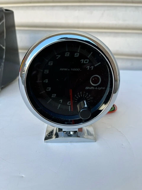 Racing Power Company R5723 3 3/4" TACHOMETER W/SHIFT-LIGHT - Image 3 of 4
