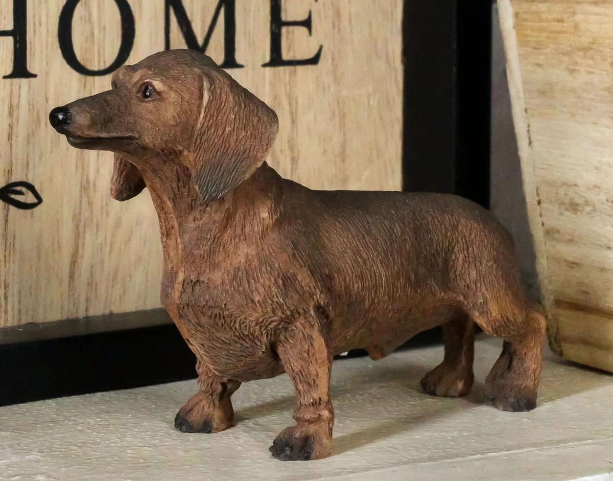 Adorable Lifelike Pet Pal Chocolate Dachshund Sausage Dog