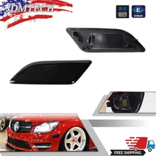 For 12-14 Benz W204 C250 C300 C350 Front Side Marker Light Covers Housings Set