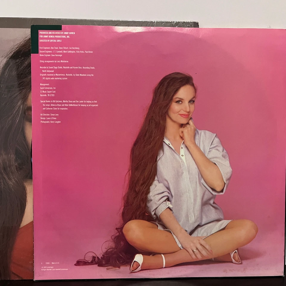 CRYSTAL GAYLE - Cage The Songbird (Cheesecake) - 12" Vinyl Record LP - EX Foto 3 de 4