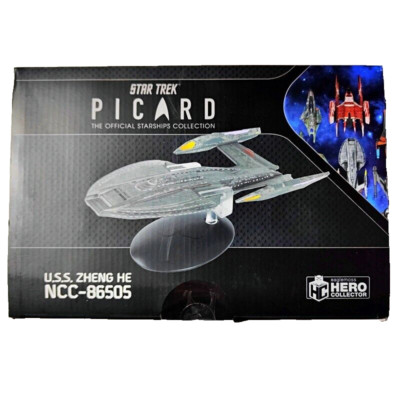 U.S.S. ZHENG HE NCC-86505 (STPEN002). EAGLEMOSS STAR TREK PICARD OFFICIAL SHIPS