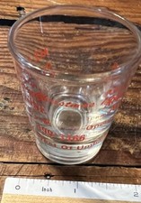 Vintage 1981 Ace Liquor / Ace Beer & Wine Umbarger Texas Advertising Shot Glass