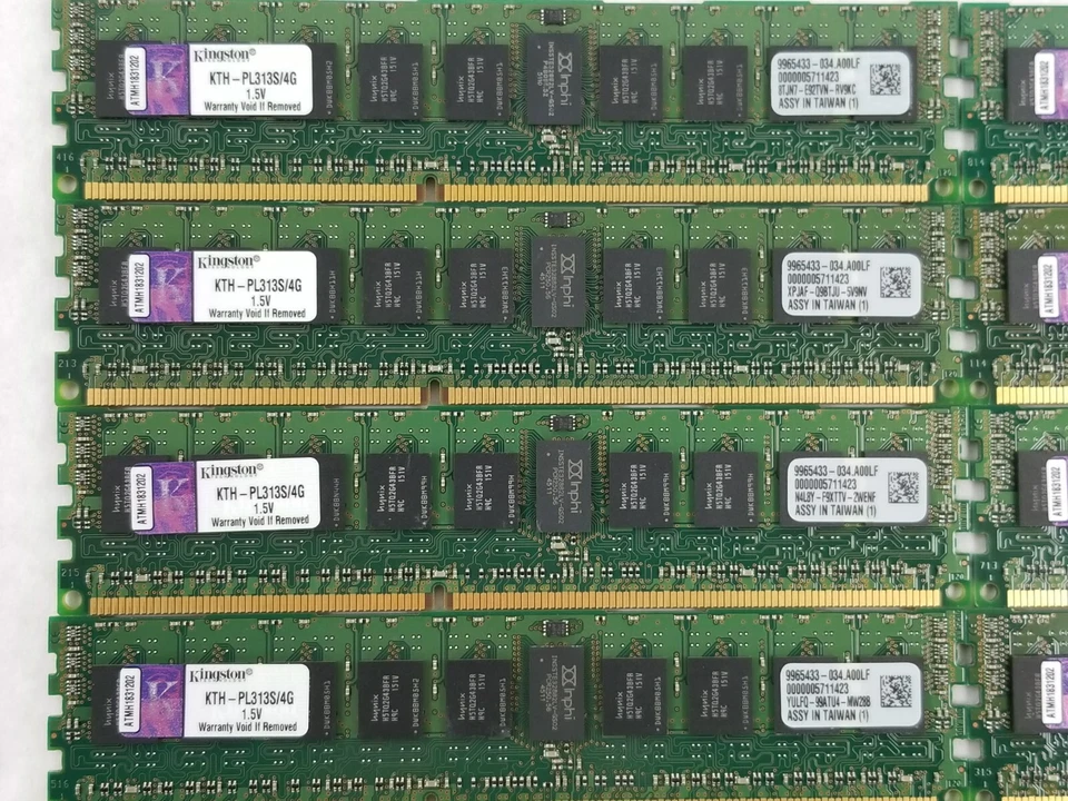 64GB Kit (16x 4GB) Kingston PL313S/4G PC3-10600R Server Memeory RAM - Image 2 of 4