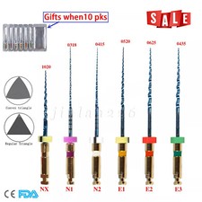 6pcs Endodontic Dental Endo Files Rotary NITI Files 21/25/31MM Dentist