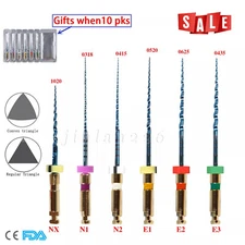 6pcs Endodontic Dental Endo Files Rotary NITI Files 21/25/31MM Dentist