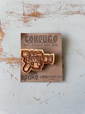 Matt Ritchie Blaster Pin  Confero   Spoke Art Gallery Star Wars Blaster L/E