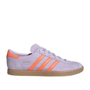 adidas originals stadt trainers in lilac and orange