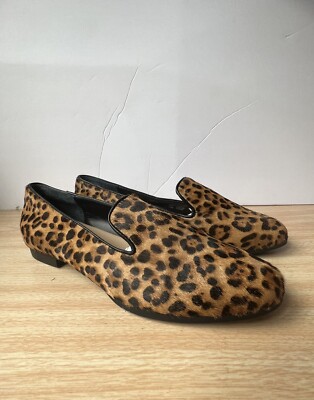 Alfani Oceanaa Step N Flex Leopard Cheetah Print Calf Hair
