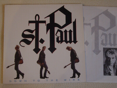 ST. PAUL - Down to the Wire LP Atlantic Records 1990
