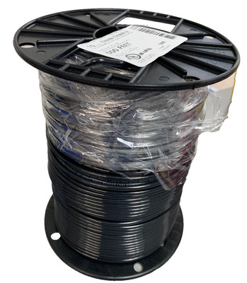 New 500  10 AWG THHN THWN RoHS BLACK Stranded 600V Copper Wire Spool