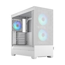 Fractal Design Pop Air RGB ATX Mid-Tower Computer Case White/Clear