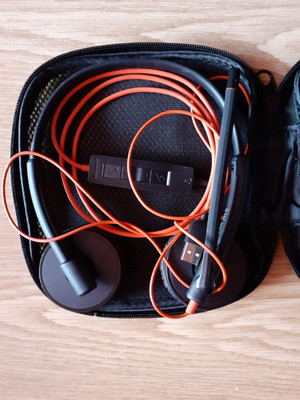 Plantronics Blackwire C 3200, USB-Headset  mit Mikrofon  Schwarz