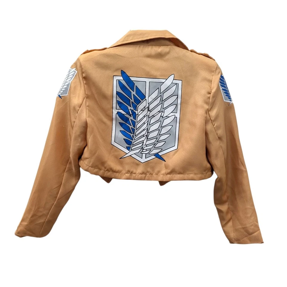 Attack on Titan Shingeki no Kyojin Scouting Legion Halloween Cosplay Jacket S - Image 3 of 3