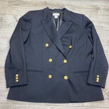 Vintage Pendleton Blazer Womens 16 Navy 100% ...