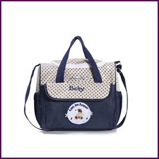 Bolso de mam  multifuncional de un solo hombro con estampado de dibujos animados