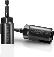 2PCS Power Wing Nut Driver,1/4" Hex Shank Slot Wing Nut Drill Bit Socket Wrenche