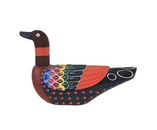 Large Korean Wedding Duck 10" Long Colorful
