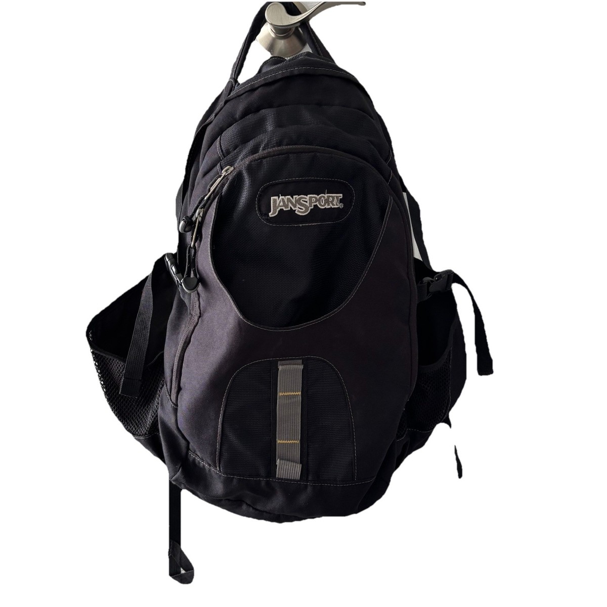 Vintage Jansport Black AirLift Backpack Padded Straps School Travel Hike Bag | eBay Vintage Jansport Black AirLift Backpack Padded Straps School Travel Hike Bag | eBay