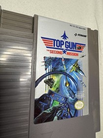 Juego Top Gun The Second Mission Nintendo NES 1985 Konami Vintage