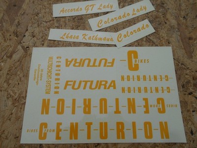 Set Rahmen Aufkleber Decals Sticker Centurion  Futura Accordo Colorado retro