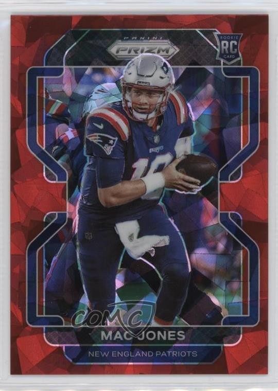 2021 Panini Prizm Rookie Red Ice Prizm Mac Jones #336 19lw