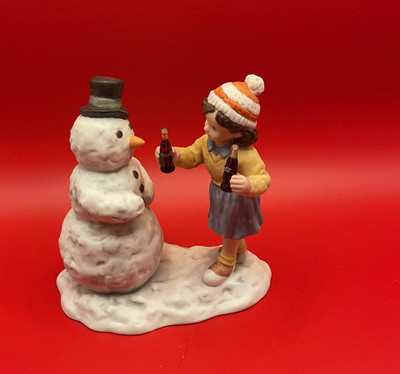Vintage Enesco Coca-Cola My Friends Brings Out the Best in Me Figurine 578703
